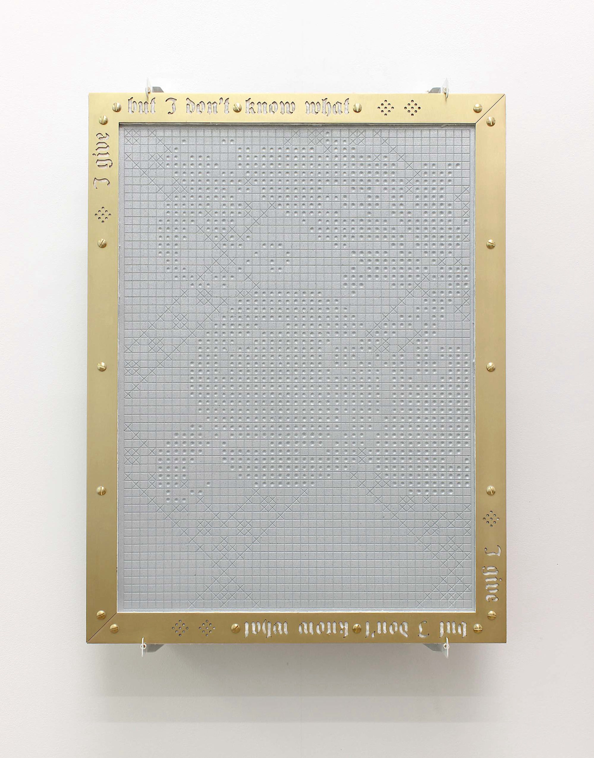 James Fuller - Perfect Living, 2020 - Zinc, brass plated steel, mixed fabric composite - 04