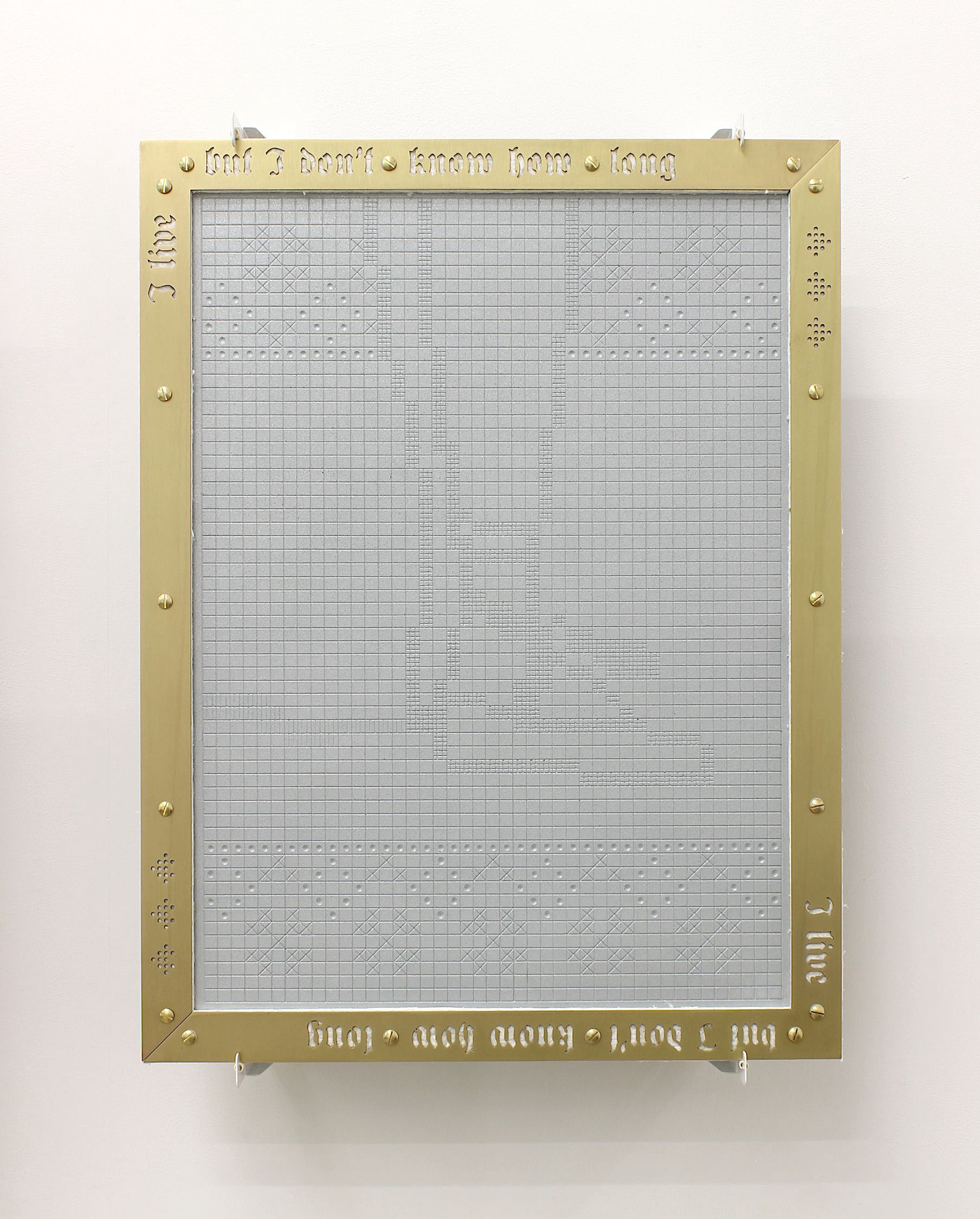 James Fuller - Perfect Living, 2020 - Zinc, brass plated steel, mixed fabric composite - 06